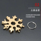 Snowflake wrench-gold