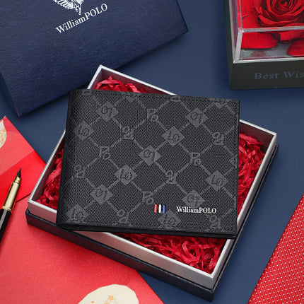 Emperor Paul Wallet Men's Trendy Brand Thin Wallet Anti-Theft Casual Men's Short Wallet Card Holder Coin Purse Wholesale