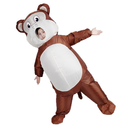 Cross-Border Popular Halloween Creative Cartoon Toys Party Activities Cute Animal Props Hippo Inflatable Costumes