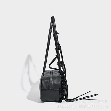Bow Underarm Bag Tote Bag Morning Eight Commuter Bag 2024 New Pleated Portable Shoulder Bag Boston Bag