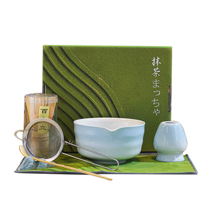 Japanese-Style Matcha Brush Tea Whisk Stand Bamboo Whisk Tea Gift Set Cross-Border Shipping