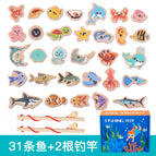 31 fish + 2 fishing rods [color box version]