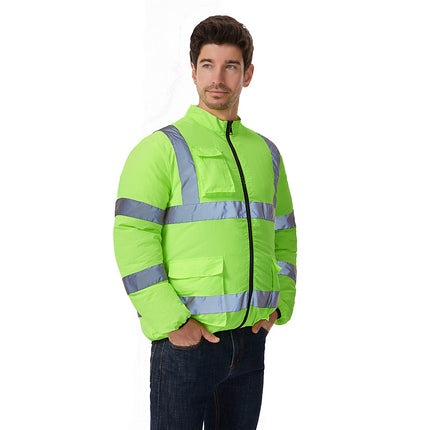 Summer cooling air conditioning clothing long sleeve coat clothing fan clothing couple refrigeration welder labor protection clothing with reflective strip