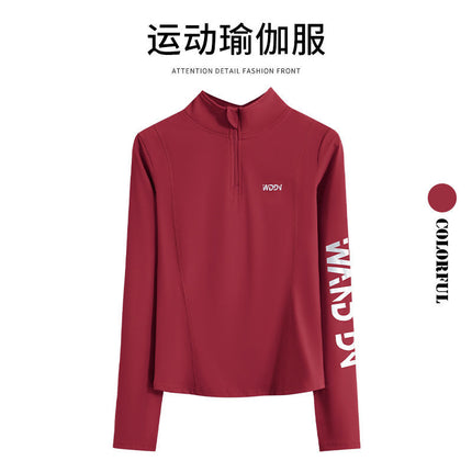 Running Sportswear for Women 2025 New Quick-Drying Slimming Look Yoga Clothing Outdoor Professional Badminton Training Fitness Clothing