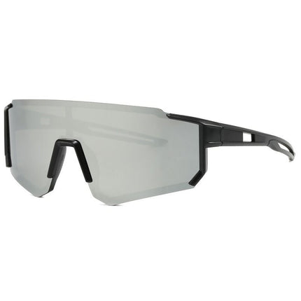 New Cross-Border Outdoor Cycling Sports Glasses for Men and Women, Fashionable One-Piece Large Lens Protective Goggles