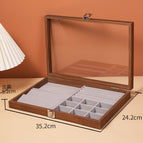 Walnut grain four-in-one jewelry box