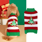 Red and white Christmas tree / XS (chest circumference 28cm back length 23cm)