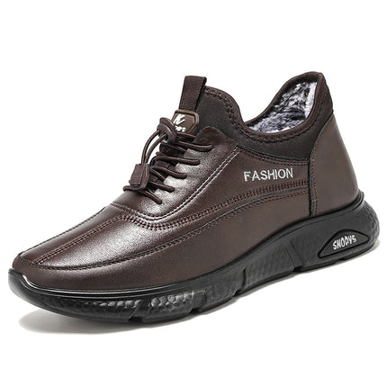 Men's Cotton Shoes, Winter Sports Shoes, Export Cotton Shoes Wholesale, Fleece-Lined and Thickened Men's Winter Boots, Warm Snow Boots