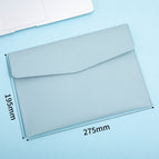 A5 double layer composite/file bag/light blue