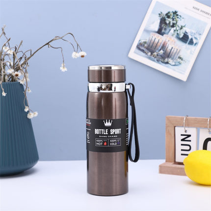 Large-Capacity Sling Pot 316 Stainless Steel Thermos Cup Outdoor Sports Rope Portable Travel Pot Car Water Cup