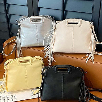 Ins Foreign Style One-Shoulder Tassel Bag Women's 2025 New Versatile Crossbody Bag Bags Cross-Border Women's Bag Wholesale