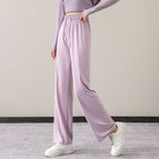 Ice silk pants purple / S (refer to bust size waist size when choosing size)