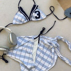 Plaid bikini / L 47.5-52.5kg.