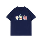 Navy blue (3 colored apples in the middle) / S (recommended to wear 37.5-50kg)