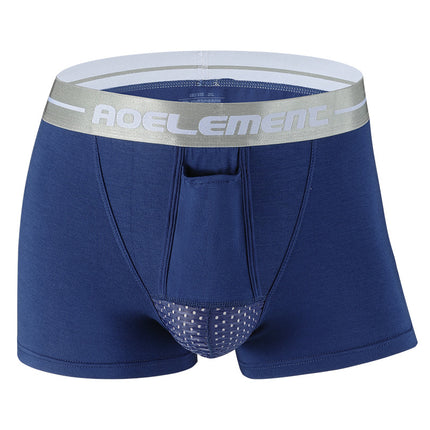 Spermatic cord bullet separation scrotum support men's underwear men's venous bottom shorts bag curved boxer head