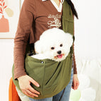 Military green mobile phone pocket (polyester) without logo