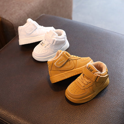 Middle help children's sneaker boys and girls casual board shoes 2024 autumn new non-slip baby shoes toddler shoes