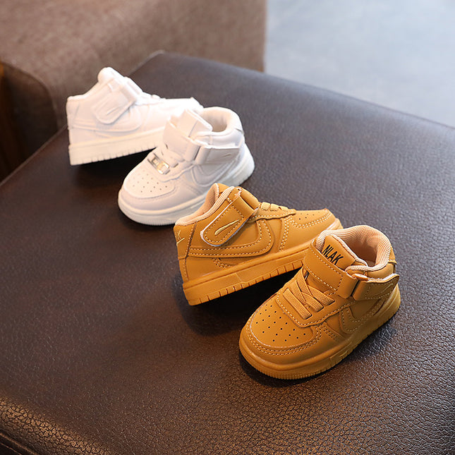 Middle help children's sneaker boys and girls casual board shoes 2024 autumn new non-slip baby shoes toddler shoes