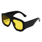 Black frame yellow film