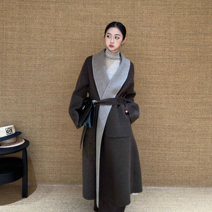 Dtwo Autumn and Winter New Product Original Design Thirteen Lines Wholesale Niche Elegant Woolen Jacket Outwear 5313352