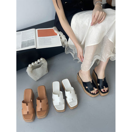 2026 Summer New European and American Fashion Thick-Soled Platform Women's Shoes Open-Toe Sexy Sandals