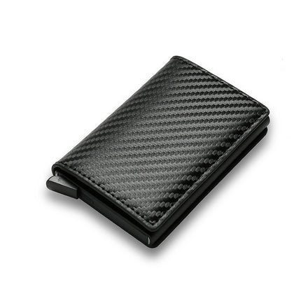 Foreign Trade Rfid Anti-Magnetic Anti-Theft Men's Wallet Aluminum Alloy Card Holder Metal Card Holder Bank Card Holder Wallet Money