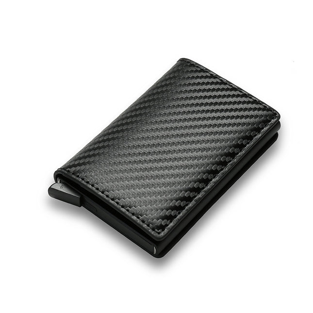 Foreign Trade Rfid Anti-Magnetic Anti-Theft Men's Wallet Aluminum Alloy Card Holder Metal Card Holder Bank Card Holder Wallet Money