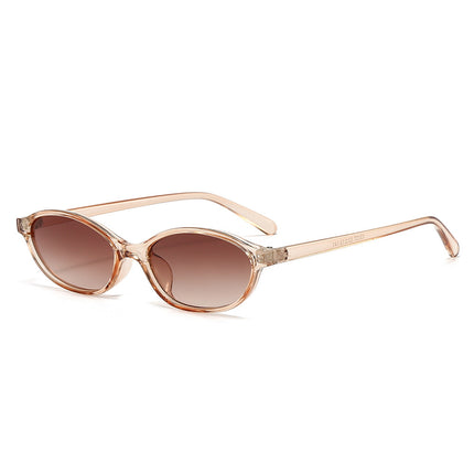 Kufang new retro oval frame small frame sunglasses cross-border tide sunshade glasses fashion travel sunglasses
