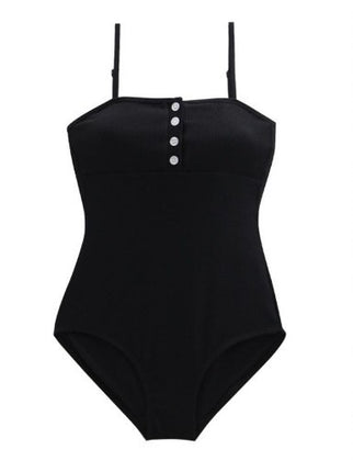Red one-piece high-grade hot spring bathing suit women's 2025 new explosion models cover belly slimming sexy pure wind