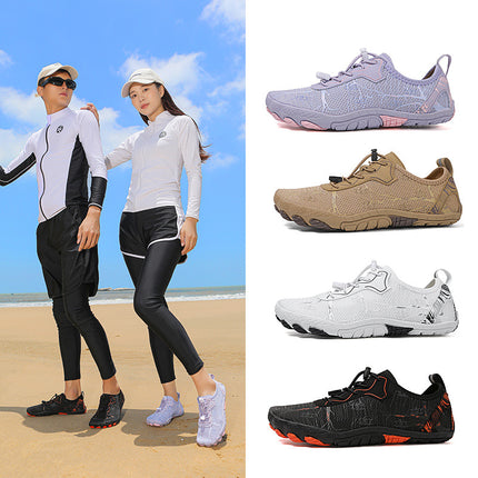 New Cross-Border Summer Outdoor Water Shoes, Diving Beach Shoes, Men's and Women's Non-Slip Fishing Shoes, Fitness Couple's Five-Finger Shoes