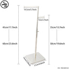 Brushed bilateral seven-word hook base thickened
