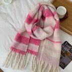 Thickened large stripes [rose red]