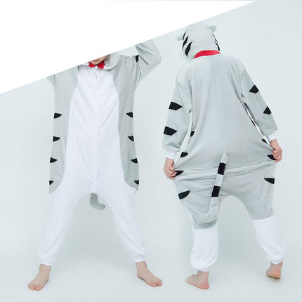 2025 New Cartoon One-Piece Animal Pajamas for Children, Thickeneded Flannel New Performance Clothes, Exclusively for Cross-Border Supply