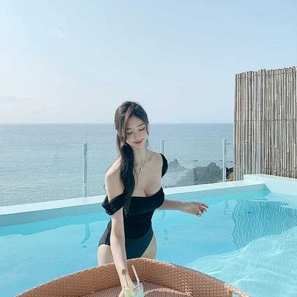 Bikini Swimsuit Bikini Swimsuit Flesh Covering Slim Swimsuit Women's High-end Swimsuit Sexy Slim-fit