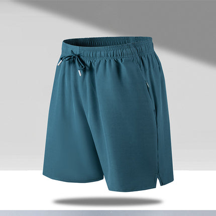 Men's Summer Quick-Dry Loose Five-Point Sports Casual Shorts Thin Cross-Border Ice Silk Beach Shorts Factory Direct Sale