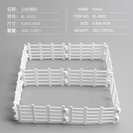 Animal Jurassic simulation farm scene sand table decoration fence large door frame dinosaur model toy
