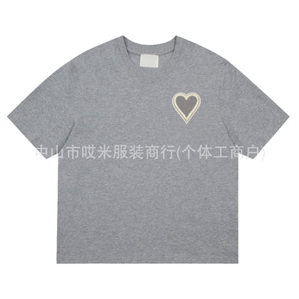 2024 European and American Trendy Brand Spring and Summer New Three-Dimensional Big Red Logo Unisex Wholesale Dropshipping
