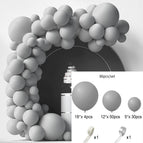 Marca gray 86PCS (send glue ribbon ball chain)