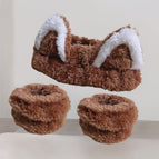 Brown bear 1 headband/2 wristbands