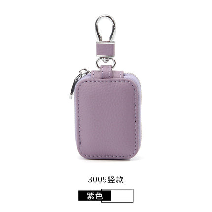 New Genuine Leather Key Case Small Mini Top Layer Cowhide Waist Hanging Key Bag Household Unisex Key Case