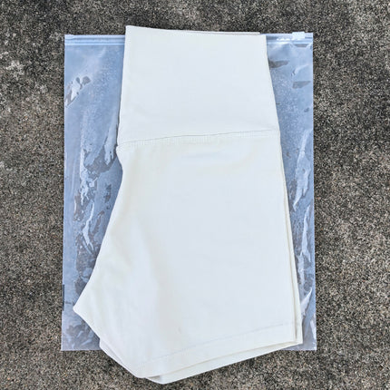 New Nude High-Waist Brushed Shorts Yoga Wear Nylon Shorts Women's Tight Yoga Three-Point Sports Shorts Peach