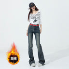 Nc61-1 rock gray plus velvet trousers / XS