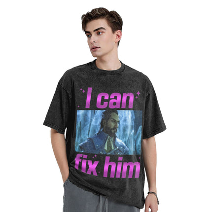 I Can Fix Him Lucanis Dellamorte Washed t Shirt Streetwear H