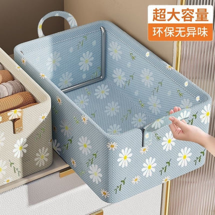 New Dustproof Storage Box Wardrobe Drawer Non-woven Fabric Large Capacity Storage Box Fabric Hand Foldable Storage Box