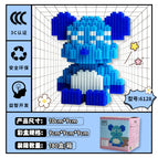 6128 sitting sky blue violent bear