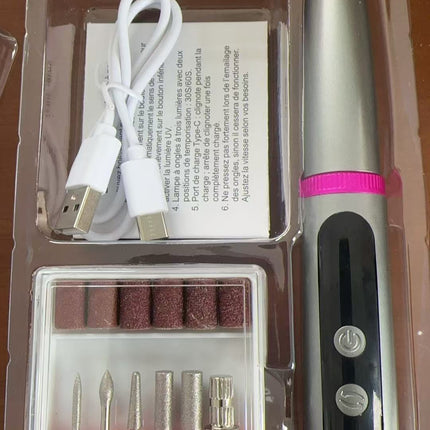 Cross-border nail painting lamp two-in-one nail polishing hand-held baking lamp nail remover portable multifunctional nail polish remover