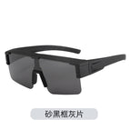 Matte black frame, grey lens