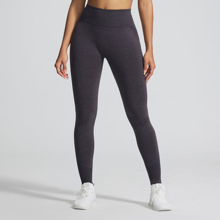 Cationic Seamless Yoga Outfit Set with Hip-Lifting Tight Fitness Pants and Backless Sports Bra Yoga Tank Top for Body Shaping
