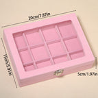 20x15cm pink 12 grids