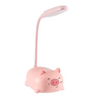 Pink [piggy desk lamp + first gear switch + usb data cable]